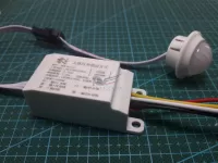 Bộ Công Tắc Cảm Biến Chuyển Động Và Ánh Sáng 220V Ver2